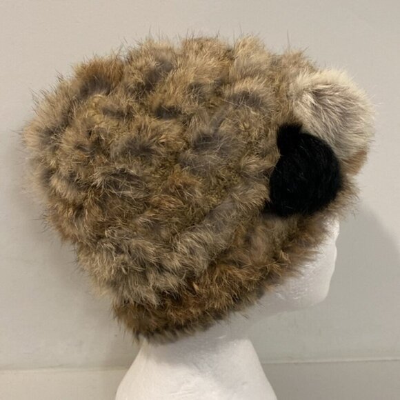 Brown Fur Hat beanie hat - Picture 7 of 12